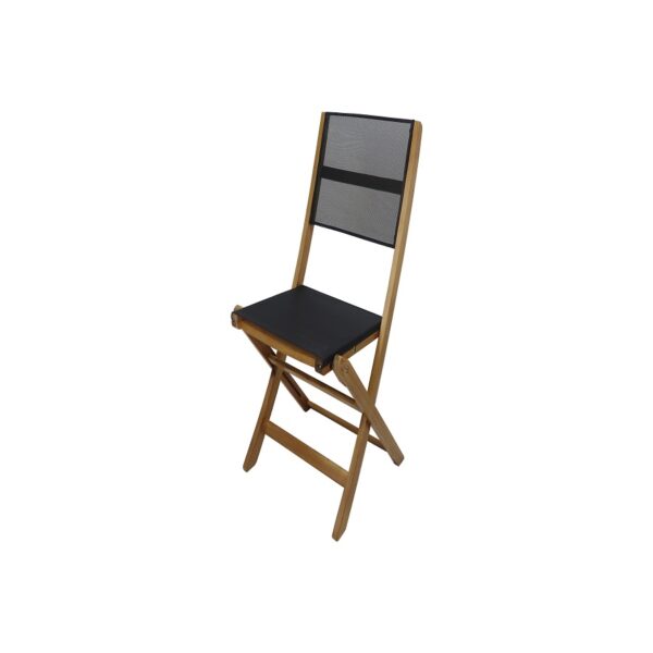 Հավաքածու ծալվող PARIS Square Bistro Set սև - Image 5