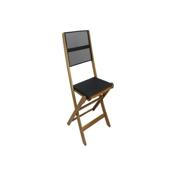 Հավաքածու ծալվող PARIS Square Bistro Set սև - Image 6